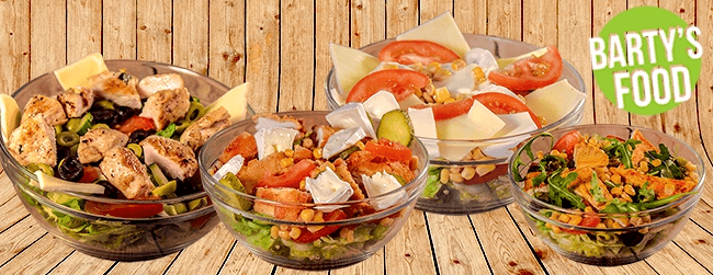 Letní salátky v oblíbeném BARTY´S FOOD 