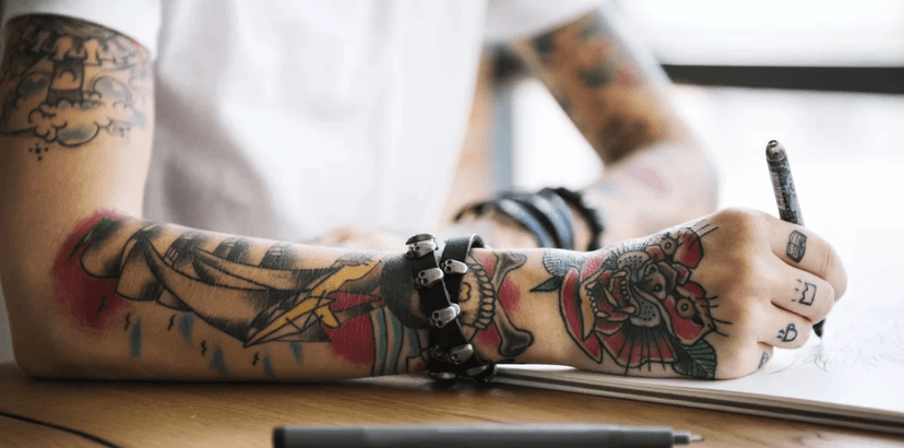 Hodina tetování ve studiu Tata Tattoo