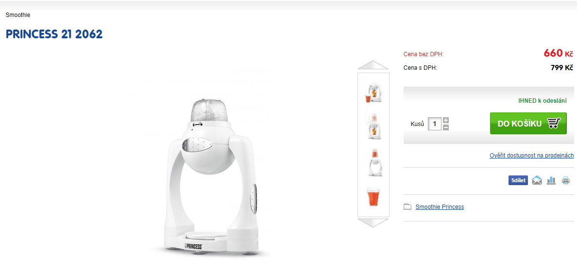Smoothie Maker PRINCESS 21 2062
