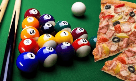Dvě hodiny kulečníku a dvě pizzy