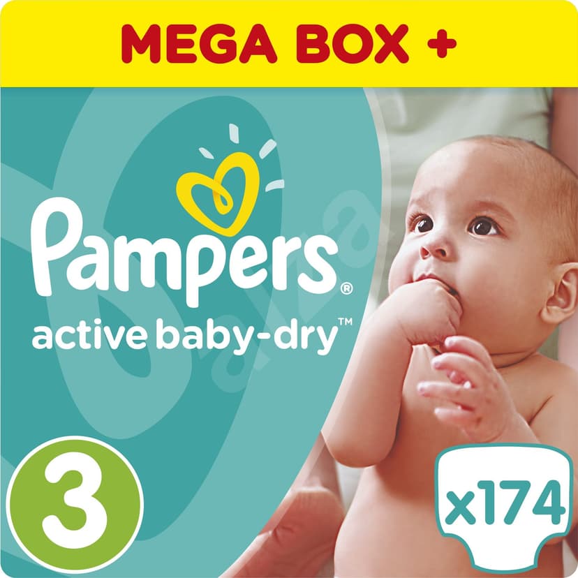 Pampers Active Baby-Dry (3) - 174ks