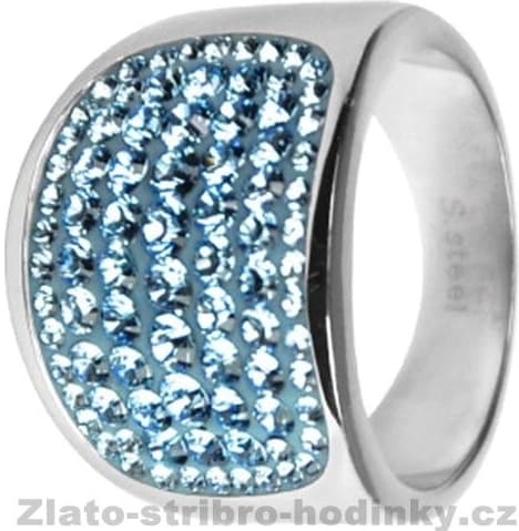 Prsten Tribal s Swarovski krystaly