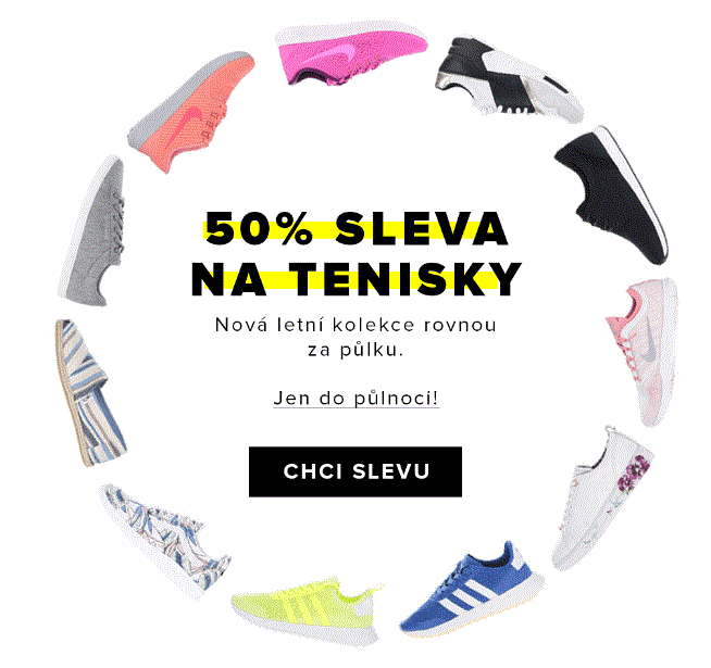 Sleva 50% na letní kolekci tenisek