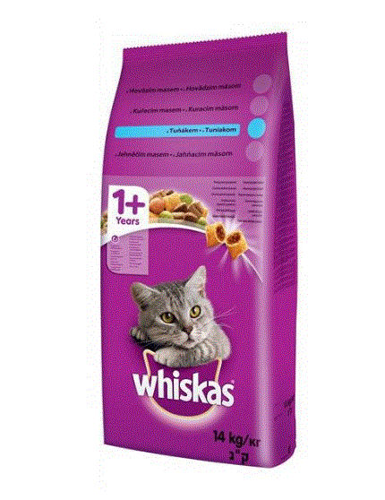 Whiskas adult s tuňákem 14 kg