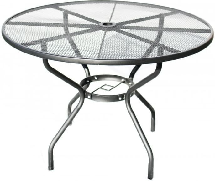 Kovový stůl 106x71 cm