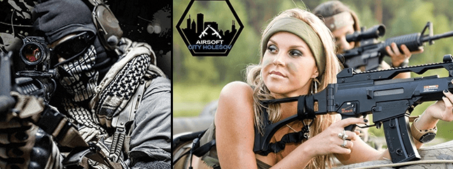 Airsoftová přestřelka s útočnou puškou G36C