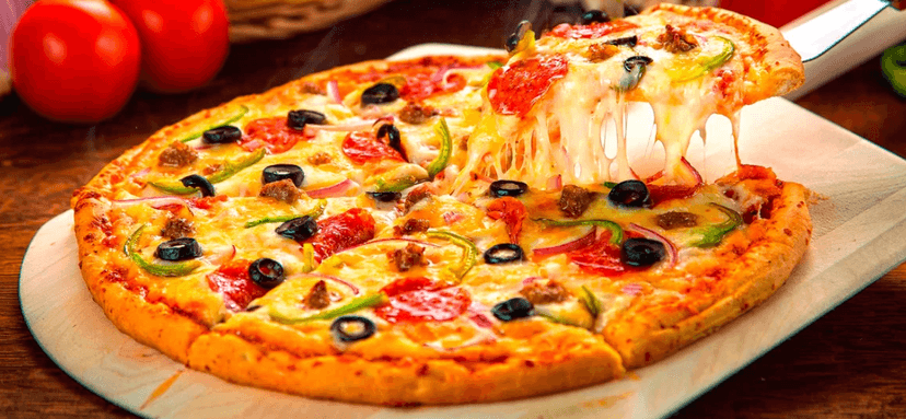 Pizza s průměrem 60 cm