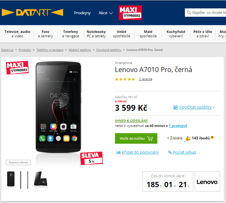 Lenovo, 8x 1,5GHz, 3GB RAM, 5,5", LTE