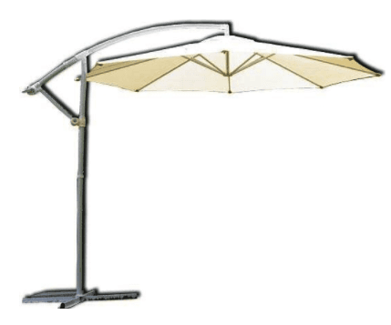 Slunečník Gardenay, 3m, boční stání