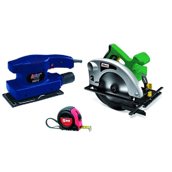 Sada okružní pily, vibrační brusky a metru NÖRDIX