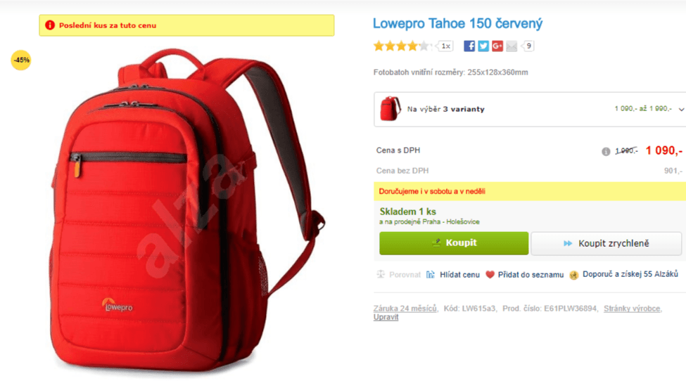 Fotobatoh LOWEPRO Tahoe BP 150