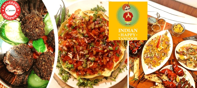 Happy Tandoor konzumace v hodnotě 500 Kč 