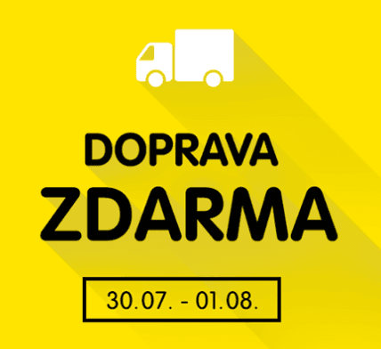Doprava zdarma na vše + slevový kód