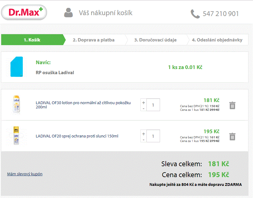 Sluneční kosmetika Ladival