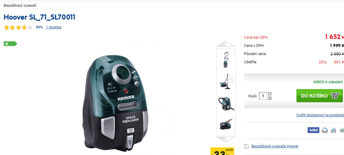 Vysavač HOOVER SL 70011