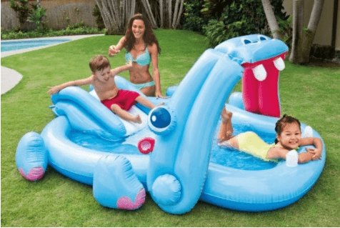 Bazén se skluzavkou Intex hroch, 2,2x1,88 m