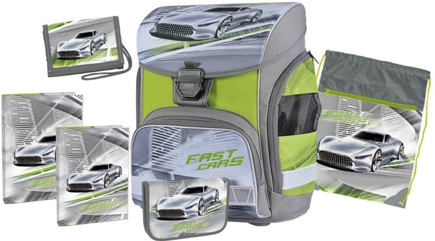 6ti dílný set školních potřeb STIL FAST CARS 