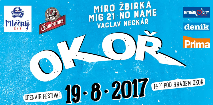 Vstup na festival Okoř 2017