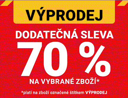 Rozbaleno - extra sleva 70% na Výprodej