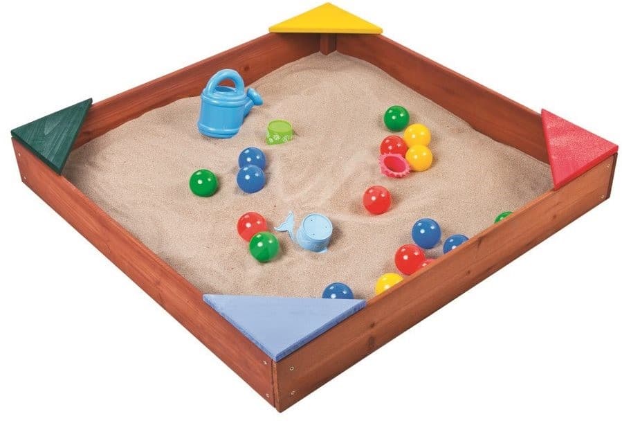 Dětské dřevěné pískoviště Paradiso 90x90x12