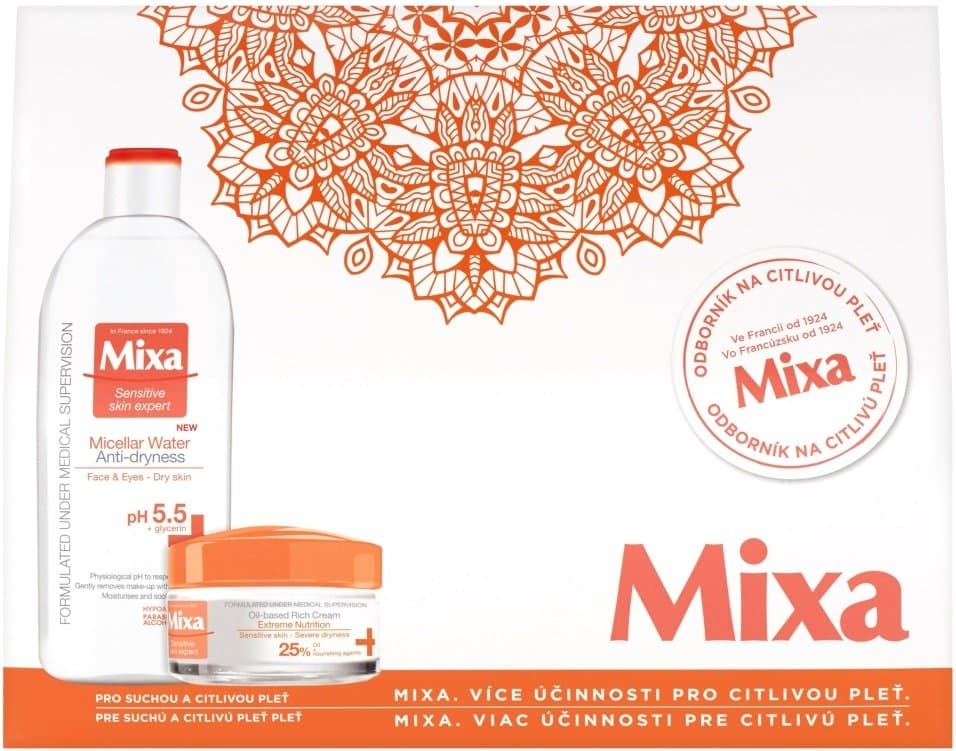 Sada kosmetiky Mixa - 2 druhy