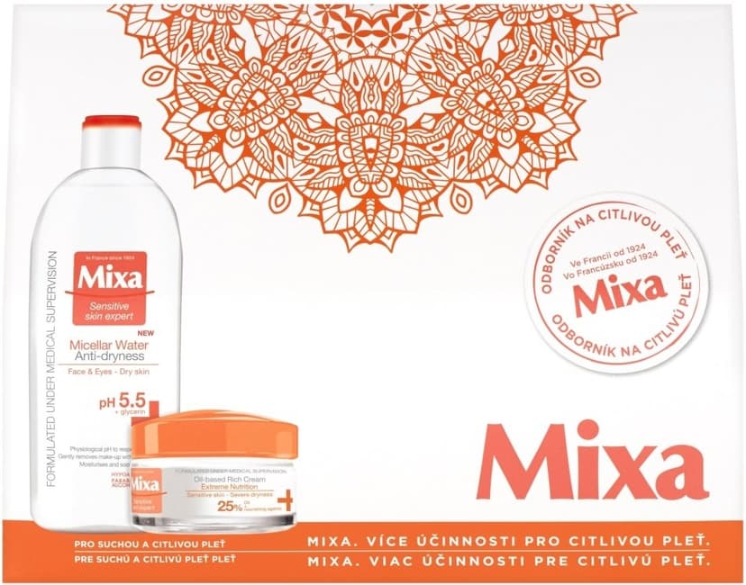 Sada kosmetiky Mixa - 2 druhy