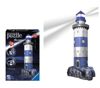 3D puzzle Maják s LED světlem, Ravensburger