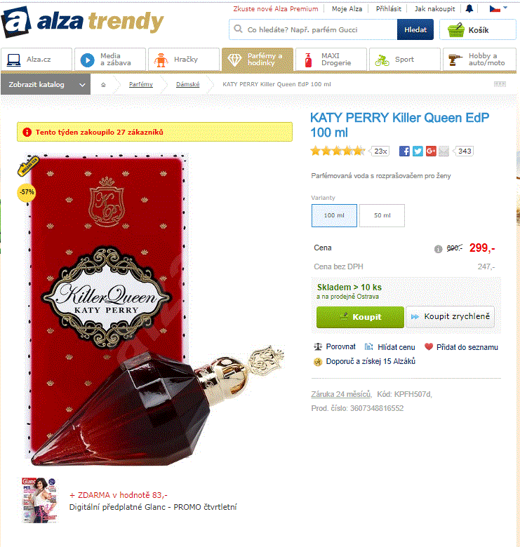 Katy Perry Killer Queen EdP 100 ml