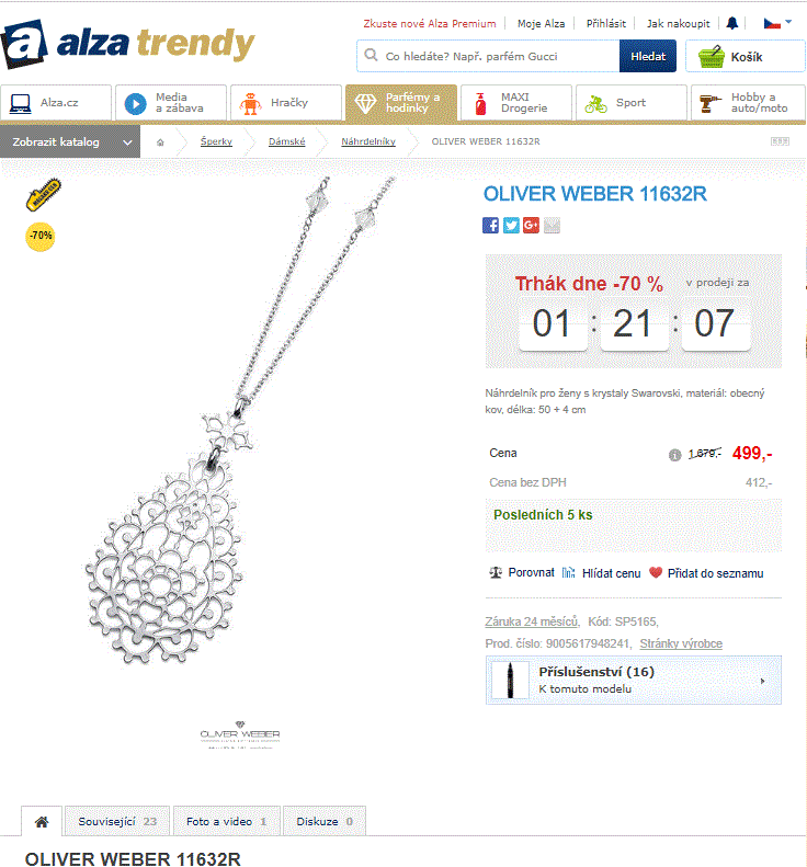 Náhrdelník Oliver Weber, 11632R