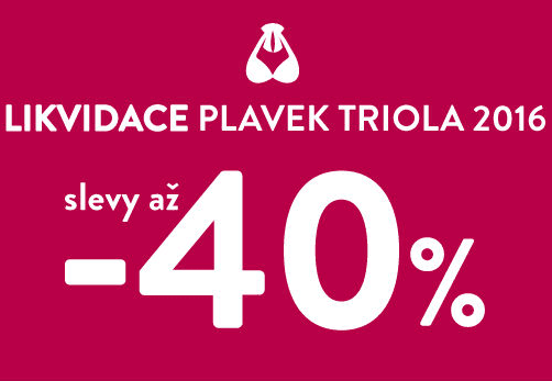 Výprodej plavek Triola, 2016