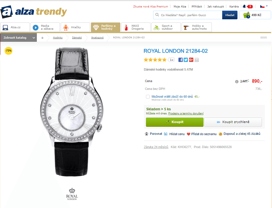 Dámské hodinky Royal London 