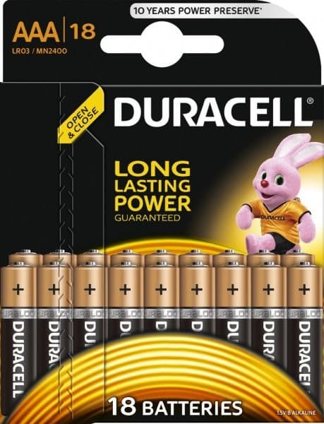 Duracell Basic AAA 18 ks