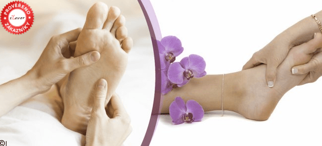 Reflexní terapie plosek nohou - 60 minut relaxace