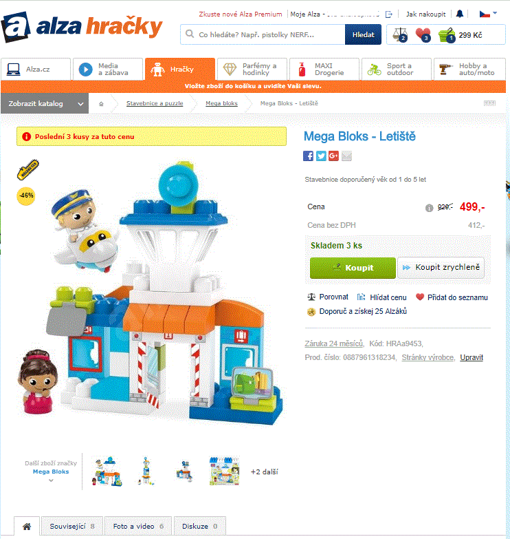 MEGA BLOKS Letiště, 35 dílků