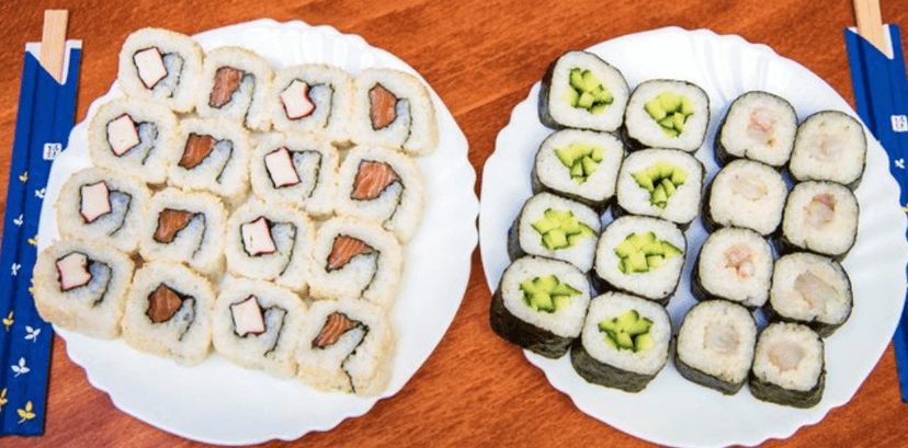 Čerstvé a zdravé sushi s sebou 32 ks