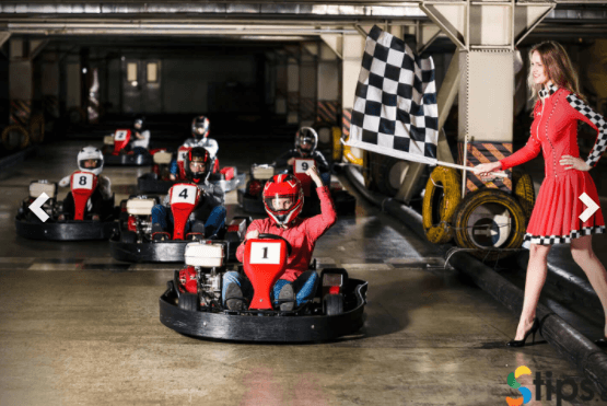 Závod na motokáry pro 2 osoby