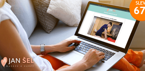 Online kurzy masáží dle výběru vč. certifikátu
