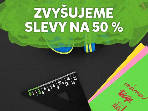 Sleva 50% na dětské sandály a přezůvky
