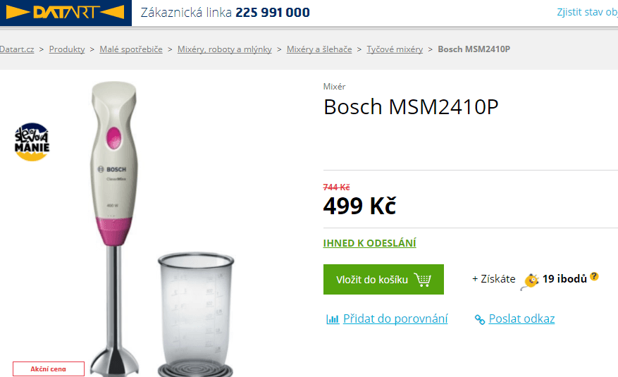 Mixér Bosch MSM2410P