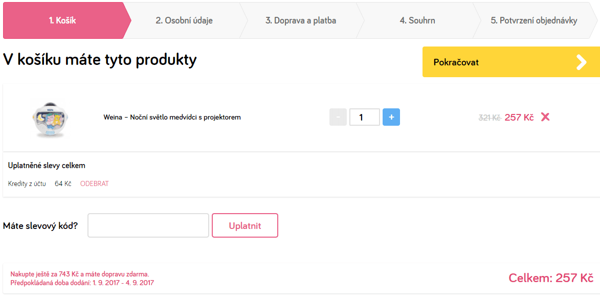 Noční světlo s projektorem, hudbou Weina