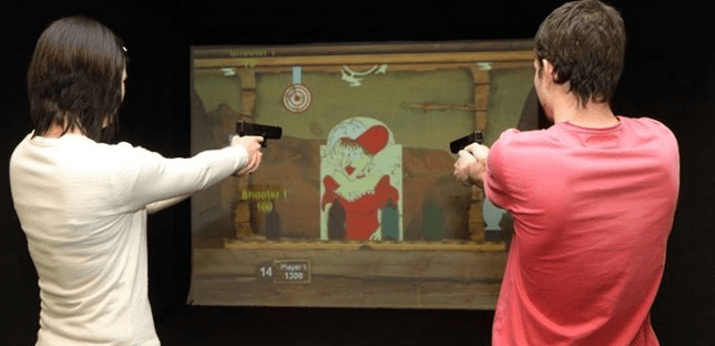 Hodina střelby na laserové střelnici