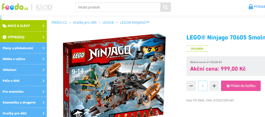 Lego Ninjago, 754 dílků