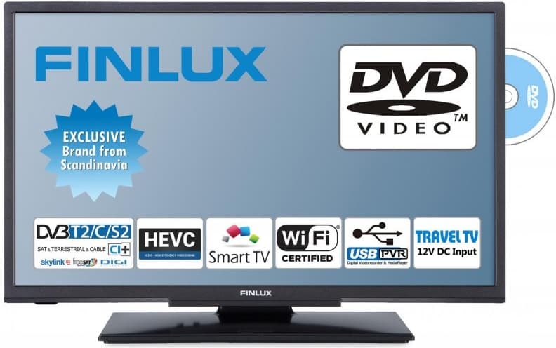 TV do auta, CD/DVD, Smart 61cm, Finlux