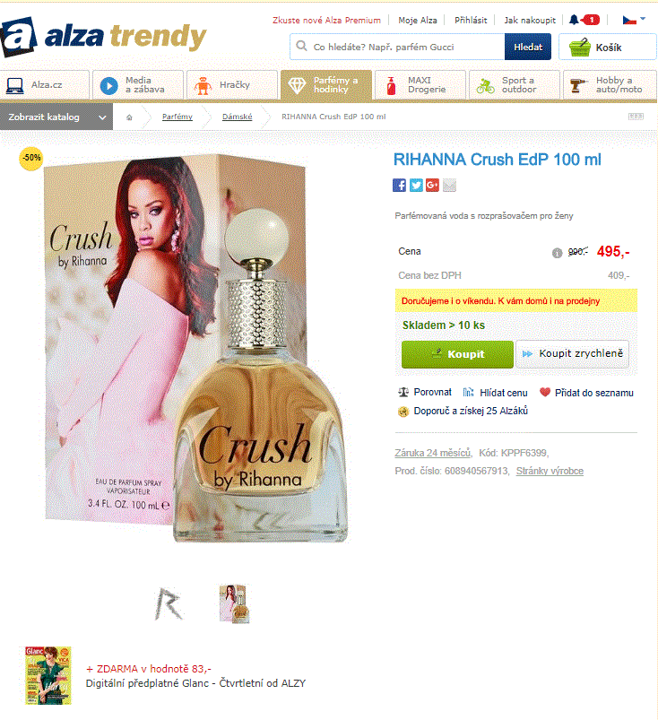 RIHANNA Crush EdP 100 ml