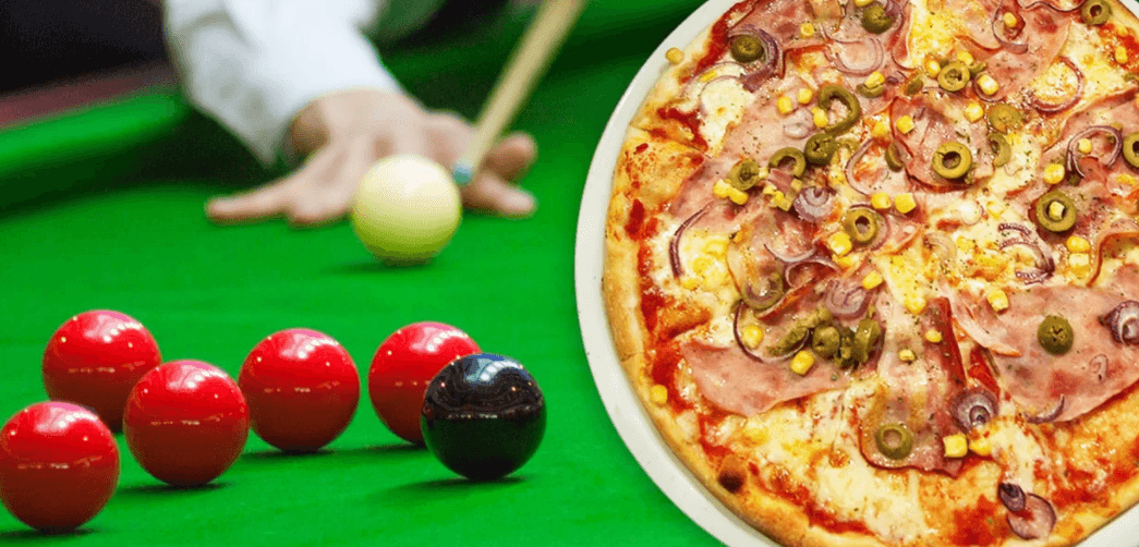 2× pizza + hodina billiardu nebo karambolu 