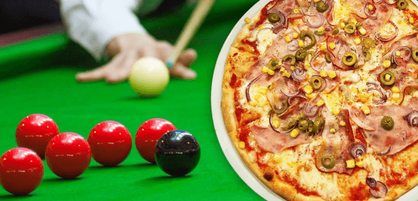 2× pizza + hodina billiardu nebo karambolu 