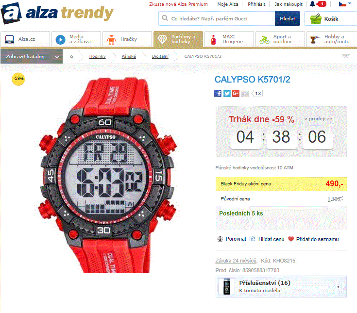 Pánské hodinky Calypso K5701/2