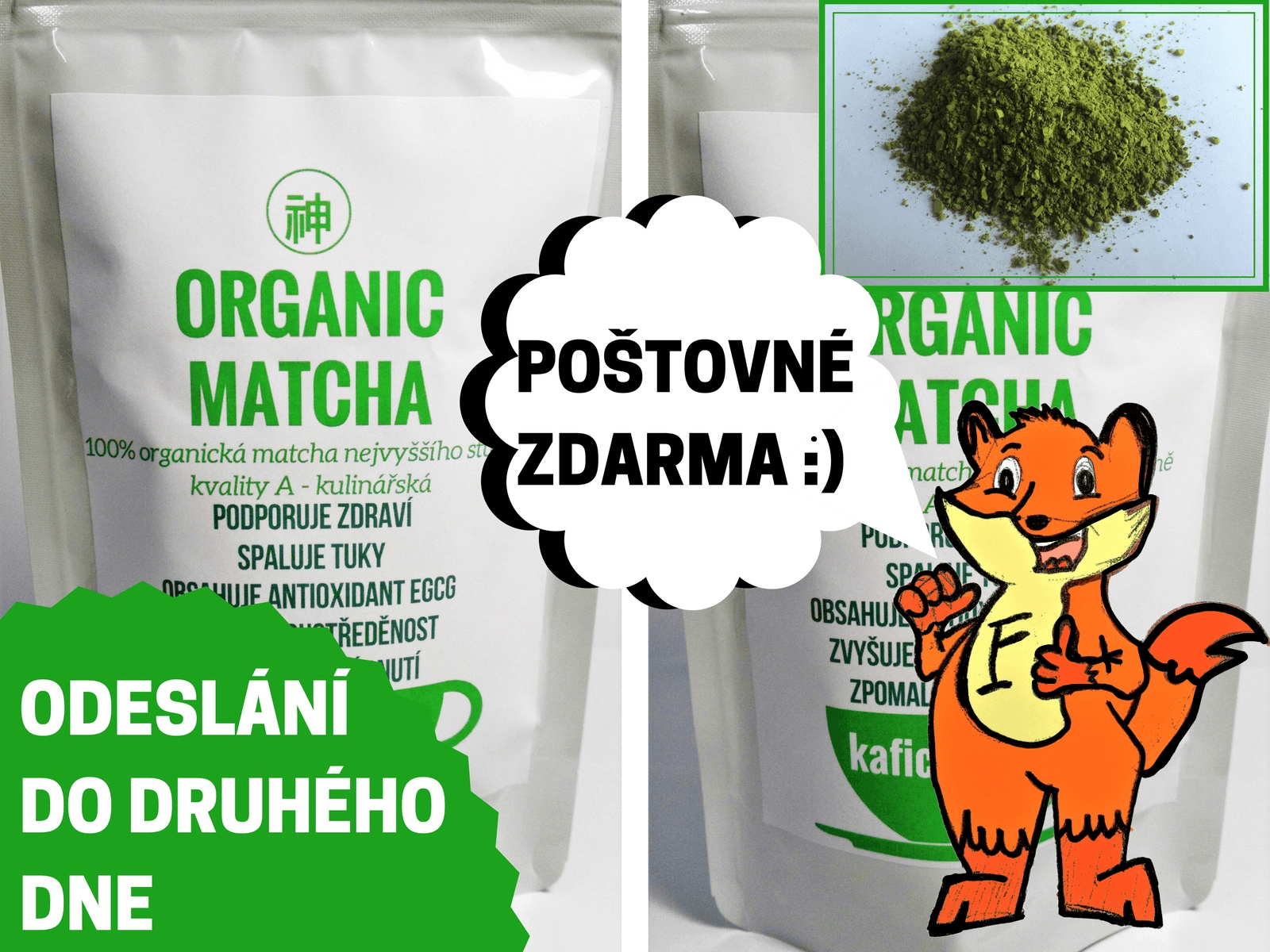 10% sleva na nákup čaje Matcha - www.kafickocaj.cz