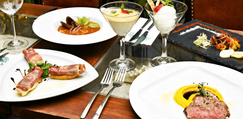 6chodové menu v La Bodeguita del Medio pro dva