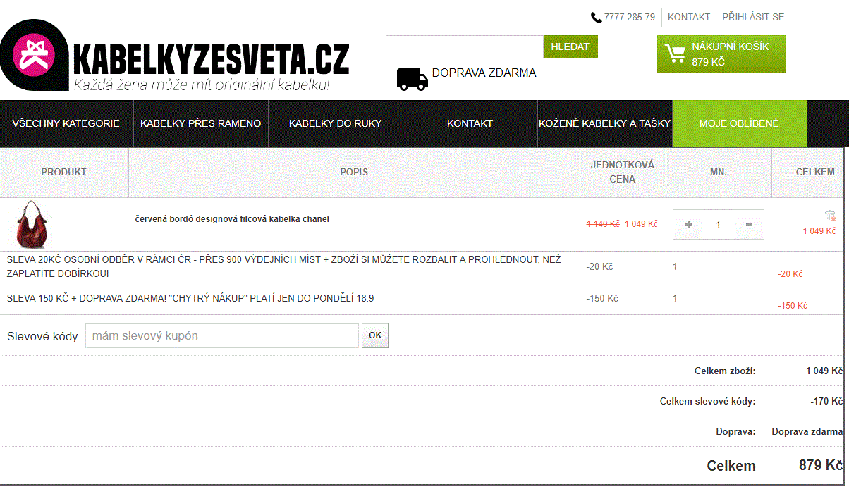 Kabelkyzesveta.cz - sleva 150 Kč + DZ